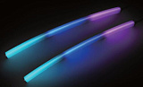 Лента герметичная MOONLIGHT-BLACK-TOP-G280-D25mm 24V RGB 360deg (14.4 W/m, IP65, 3m, wire x1) (Arlight, Вывод кабеля пря