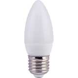 Лампа светодиодная Ecola candle   LED 6,0W 220V E27 2700K свеча (композит) 101x37