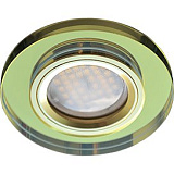  Ecola MR16 DL1650 GU5.3 Glass Стекло Круг Золото / Золото 25x95