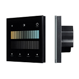 INTELLIGENT ARLIGHT Сенсорная панель SMART-DALI-301-11-1G-4SC-MIX-IN Black (BUS/24V, Touch, 2.4G) (I