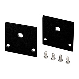 Заглушка LINE-3535-TRAY BLACK с отверстием (Arlight, Алюминий)