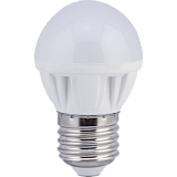 Лампа светодиодная Ecola Light Globe  LED  5,0W G45  220V E27 4000K шар 75x45