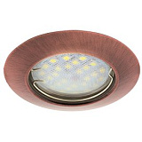  Ecola Light MR16 DL92 GU5.3 Светильник встр. выпуклый Черненая Медь 30x80 - 2pack