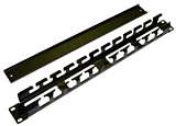 Организатор кабельный CM-1U-ML-COV с металлическими кольцами и крышкой 19' 1U (16489)