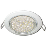 Ecola GX53 H4 Downlight without reflector_white (светильник) 38x106 - 10 pack