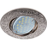  Ecola MR16 DL114 GU5.3 Светильник встр. литой поворотный Лианы Сатин-Хром 25x90
