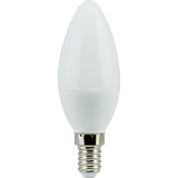 Лампа светодиодная Ecola candle   LED 6,0W 220V E14 4000K свеча (композит) 101x37