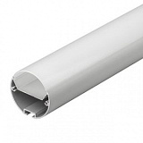 Профиль с экраном SL-ROUND-D40-2500 ANOD+OPAL (Arlight, Алюминий)