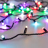 Светодиодная гирлянда ARD-STRING-CLASSIC-10000-BLACK-100LED-MILK-SYNC RGB (230V, 6.5W) (Ardecoled, I