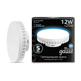 Лампа светодиодная Лампа Gauss LED GX70 12W AC150-265V 4100K 1/10/40