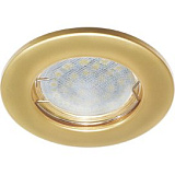  Ecola Light MR16 DL90 GU5.3 Светильник встр. плоский Перламутровое золото 30x80
