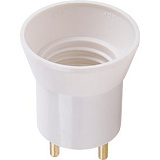 Ecola base Переходник вилка-патрон E27  Белый