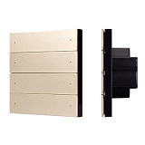 INTELLIGENT ARLIGHT Кнопочная панель SMART-DMX512-801-22-8G-8SC-DIM-IN Gold (230V, 2.4G) (IARL, IP20