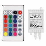 Контроллер LN-IR24B-RGB (12-24V, 3x2A, ПДУ Карта 24 кн)