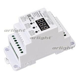 Конвертер SMART-K29-DMX512 (230V, 2x1.2A, TRIAC, DIN) (Arlight, Пластик)