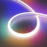 Лента герметичная DMX MOONLIGHT-TOP-B84-16x15mm 24V RGB-PX7 360deg (18 W/m, IP67, 5m, wire x2) (Arlight, Вывод боковой, 