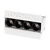 Светильник MS-ORIENT-BUILT-TRIMLESS-TC-S38x127-10W Warm3000 (WH-BK, 30 deg, 230V) (Arlight, IP20 Мет