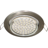  Ecola GX53 H4 Downlight without reflector_satin chrome (светильник) 38х106 - 2pack