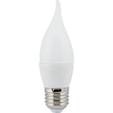 Лампа светодиодная Ecola candle   LED Premium  7,0W 220V E27 4000K свеча на ветру (композит) 120x37