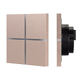 INTELLIGENT ARLIGHT Сенсорная панель KNX-304-13-IN Champagne (BUS, Frameless) (IARL, IP20 Металл, 2