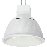 Лампа светодиодная Ecola MR16   LED 10,0W  220V GU5.3 4200K прозрачное стекло (композит) 51x50