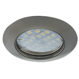  Ecola Light MR16 DL92 GU5.3 Светильник встр. выпуклый Черный Хром 30x80