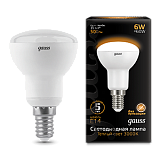 Лампа светодиодная Лампа Gauss LED Reflector R50 E14 6W 2700K 1/10/50
