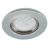  Ecola Light MR16 DL90 GU5.3 Светильник встр. плоский Хром 30x80 - 2pack