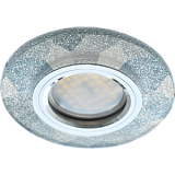  Ecola MR16 DL1654 GU5.3 Glass Стекло Круг граненый Серебряный блеск / Хром 25x90