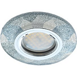  Ecola MR16 DL1654 GU5.3 Glass Стекло Круг граненый Серебряный блеск / Хром 25x90