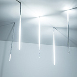 Светодиодная гирлянда ARD-ICEFALL-CLASSIC-D12-500-5PCS-CLEAR-72LED-LIVE WHITE (230V, 6W) (Ardecoled,