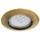  Ecola Light MR16 DL92 GU5.3 Светильник встр. выпуклый Черненая Бронза 30x80 - 2pack