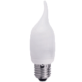 Энергосберегающая лампа  Ecola candle 11W EIC/D 220V E27 4100K свеча на ветру 127x38 УВВ