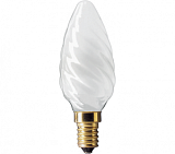 Лампа накаливания GE 10 833 /TC1 60W FR E14 (витая свеча)