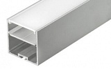 Профиль с экраном SL-LINE-5050-2500 ANOD+OPAL (Arlight, Алюминий)