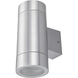 Ecola GX53 LED 8013A светильник накладной IP65 прозрачный Цилиндр металл. 2*GX53 Cатин-хром 205x140x90