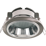 Ecola GX53 H2R Downlight with reflector_satin chrome (светильник) 58х125