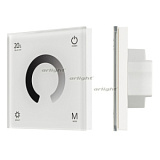 Панель SMART-P4-DIM-G-IN White (12-24V, 4x3A, Sens, 2.4G) (Arlight, IP20 Пластик, 5 лет)