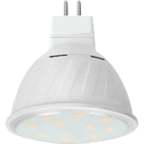 Лампа светодиодная Ecola MR16   LED Premium 10,0W  220V GU5.3 2800K прозрачное стекло (композит) 51x50