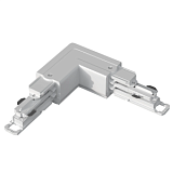 Соединитель угловой 90° правый управляемый, белый, Master Track