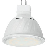 Лампа светодиодная Ecola MR16   LED 10,0W  220V GU5.3 2800K прозрачное стекло (композит) 51x50