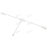 Коннектор питания ARL-MOONLIGHT-SPI/DMX-CON-POWER-T-MID-WIRE-WH (Arlight, IP67 Пластик, 3 года)