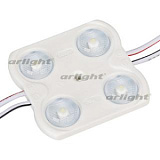 Модуль герметичный CRAFT-2835-4-12V Warm 170deg (45x43mm, 1.6W, IP67) (Arlight, Закрытый)