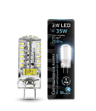 Лампа светодиодная Gauss LED GY6.35 AC85-265V 3W 4100K 1/20/200