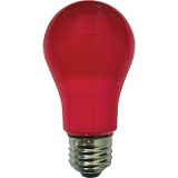Лампа светодиодная Ecola classic   LED color  8,0W A55 220V E27 Red Красная 360° (композит) 108x55