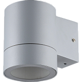 Ecola GX53 LED 8003A светильник накладной IP65 прозрачный Цилиндр металл. 1*GX53 Серый матовый 114x140x90