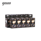 Лампа светодиодная Filament A60 10Вт 2700К E27 step dimmable Gauss