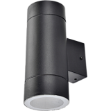 Ecola GX53 LED 8013A светильник накладной IP65 прозрачный Цилиндр металл. 2*GX53 Черный 205x140x90