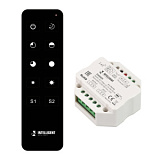 INTELLIGENT ARLIGHT Диммер SMART-SET-TRIAC-601-72-DIM-PD-IN Black (230V, 1x1.5A, ПДУ 10кн, 2.4G) (IARL, IP20 Пластик, 5 