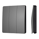 INTELLIGENT ARLIGHT Кнопочная панель KINETIC-801-22-3G-WP-SUF Grey (No battery, IP67, 433Mhz) (IARL, IP67 Пластик, 3 год